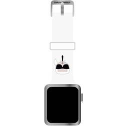 Karl Lagerfeld Silicone Heads Apple Watch 42/44/45mm Vit