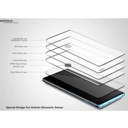 KAPSOLO Tempered GLASS Screen Protection curved Factory Sealed