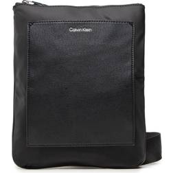 Calvin Klein Recycled Flat Crossbody Bag BLACK One Size