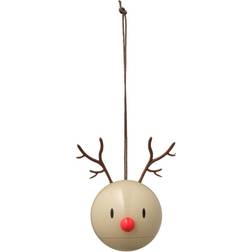 Hoptimist Reindeer Ornament, brun Julgranspynt