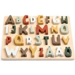 Sebra Swedish ABC Wooden Puzzle 26 Pieces