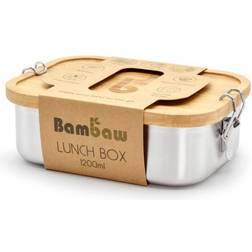Bambaw Lunch Box Bamboo Lid 1200 ml Matlåda