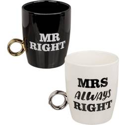 Out of the blue Muggset mr & mrs always right Kopp & Mugg