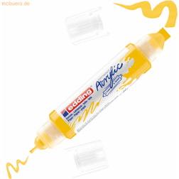 Edding 5400 Acrylic Double Ended Paint Marker Traffic Yellow 905