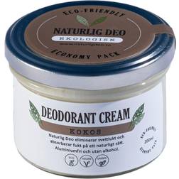 Naturlig Deo Ekologisk Deo Cream Kokos 200ml