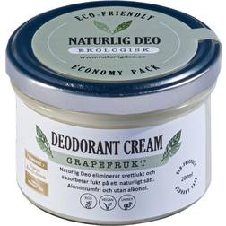 Naturlig Deo Ekologisk Deo Cream Grapefrukt 200ml
