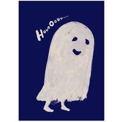 Paper Collective HouoOouu white Poster 30x40cm