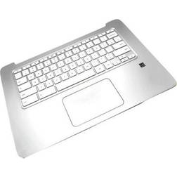 HP Top Cover Bærbar tastatur til udskiftning Sølv
