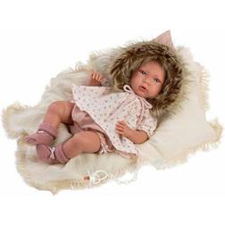 Llorens Crying Mimi Newborn with Pillow & Blanket 40cm