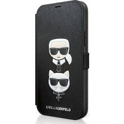 Karl Lagerfeld Saffiano & Choupette Case for iPhone 12 mini