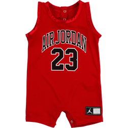Nike Infant Jordan Jersey Romper - Gym Red (656169-R78)