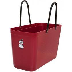 Hinza Shopping Bag Large (Green Plastic) - Wine Red