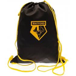 Watford FC Crest Dragbandsväska för gymnastik Black/Yellow One Size
