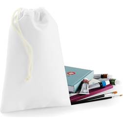 BagBase Sublimation Stuff Bag (4 Sizes) (S) (White)