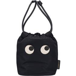 Anya Hindmarch Nylon Top Handle Bag Black
