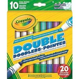 Crayola Double Doodle Markers, 10-pack