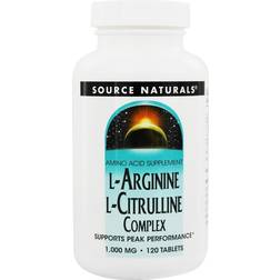 Source Naturals L-Arginine L-Citrulline Complex 1000mg 120 st