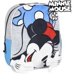 Barnryggsäck 3D Minnie Mouse Blå Grå