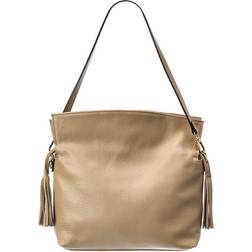 Italian Leather Shoulder Bag Brown