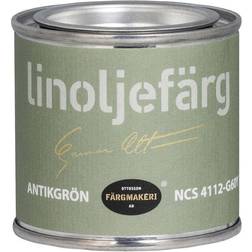 LINOLJEFÄRG ANTIKGRÖN 0,1L