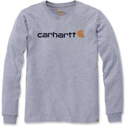 Carhartt Workwear 104107 Core Logo T-Shirt L/S Heather