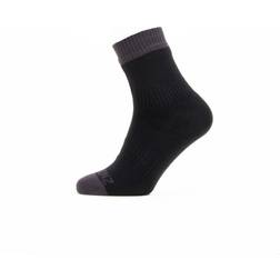 Sealskinz Warm Weather Ankle Length Sock Unisex - Black/Grey