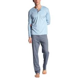Calida Relax Choice Long Sleeve Pyjama Lightblue