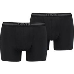Levi's Tencel Boxer Briefs 2-pack - Jet Black/Black