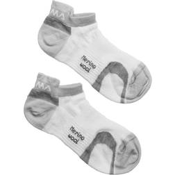 Aclima Ankle Socks 2-Pack White/Grey 46-48