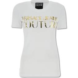 Versace Gold Tone Logo T-shirt