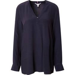 Tommy Hilfiger Long Sleeve V-Neck Relaxed Fit Blouse