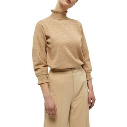 Minus Ceceline Knit Pullover - Light Leather Brown Melange