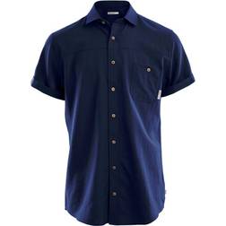 Aclima Leisure Wool Short Sleeve Shirt M - Navy