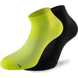 Lenz 3.0 Running Socks, black-yellow