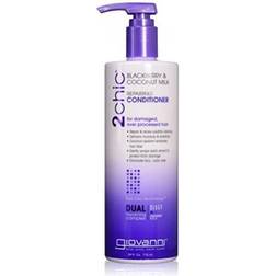 Giovanni 2chic Repairing Conditioner For Damaged Over-Processed Hair Blackberry Coconut Milk