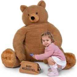 Childhome Baby Necessities Toalettpåse Teddy beige