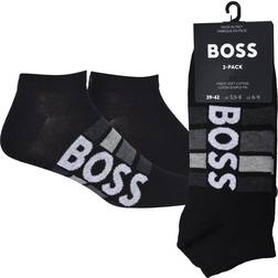 HUGO BOSS Stripe Cotton Ankle Socks 2-pack Strl 39/42