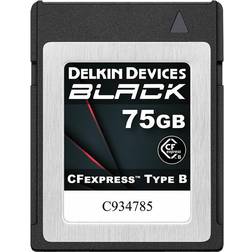 Delkin Black CFexpress 1725/1240MB/s 75GB
