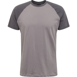 Urban Classics Raglan Contrast T-shirt - Grey/Charcoal
