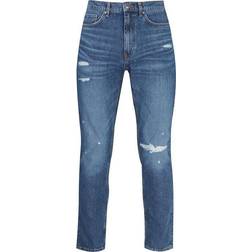 HUGO 677 Regular Fit Distressed Jeans (W33L32)
