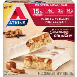 Atkins Protein Meal Bar Vanilla Caramel Pretzel 10.6 oz 1 pcs