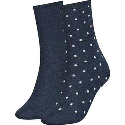 Tommy Hilfiger 2-pack Women Dot Sock Pattern-2 Strl 39/42