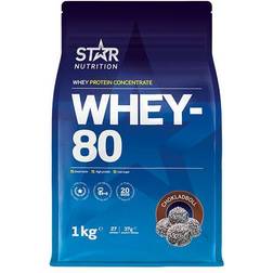 Star Nutrition Whey-80 Chocolate ball 1kg