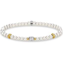 Thomas Sabo Moon Bracelet - Gold/Silver/Pearls