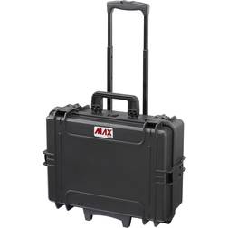 Max cases MAX505PUTR Förvaringsväska vattentät, 33,95 liter med verktygsfack, hjul och handtag