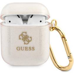 Guess Glitter Collection Skal AirPods Guld