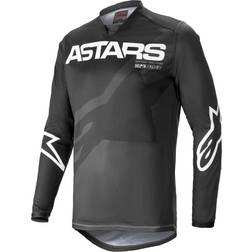 Alpinestars Racer Braap Motocross Jersey, black-white
