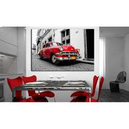Arkiio Cuban Classic Car (Red) 90x60 Tavla