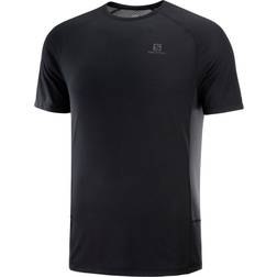Salomon Cross Rebel Short Sleeve T-shirt Men - Black