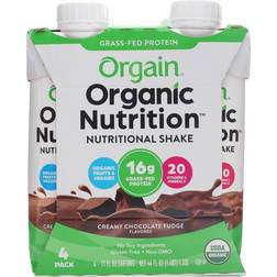 Orgain Nutritional Shake Creamy Chocolate Fudge 325ml 4 st